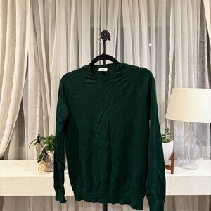 Closed Forest Green Crewneck Sweater | S–M